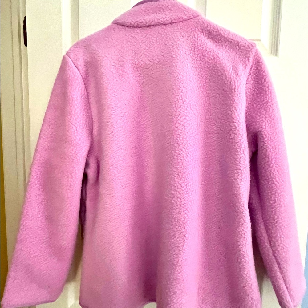 Talbots NWT Women's Lilac Fleece Zip Up Jacket Active Size Petite XL - Picture 3 of 4